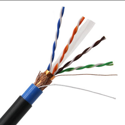 305M PVC 4P Twisted Pair SFTP Cat6 Korumalı Ethernet Kablosu, SFTP Cat6 PVC Kablo