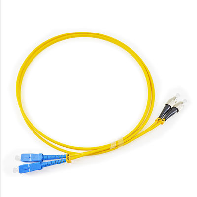 SC UPC-ST UPC-SM-DUPLEX Konnektör Çift Yönlü Fiber Optik Bağlantı Kablosu