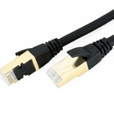 Özel CE ROHS FTP SFTP Rj45 Fiş Cat7 Yama Kablosu, Cat 7 Ethernet Kablosu 1000ft