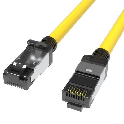 Enstrümantasyon için SFTP Ağı 26 AWG Cat 8 İnternet Lan Kablosu