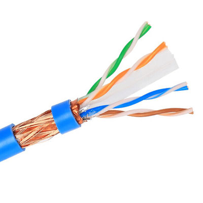 Telekomünikasyon için SFTP STP Kapalı Cat6a Ethernet Lan Kablosu