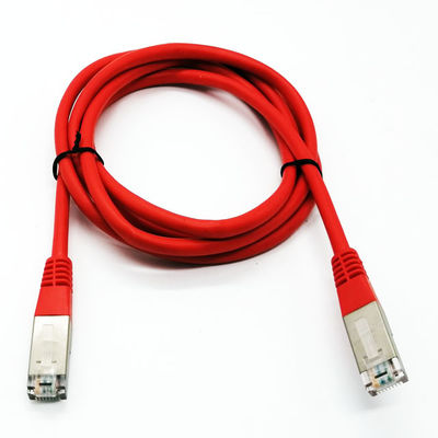 Kırmızı UTP FTP Cat6e Ethernet Ağ Lan Kablosu 0,5m 1m 2m