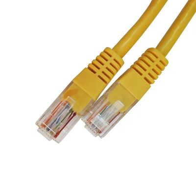 UTP Cat5 Kablosu Sarı Yama Kablosu Ethernet Kablosu Bilgisayar ve Yönlendirici için Cat5e