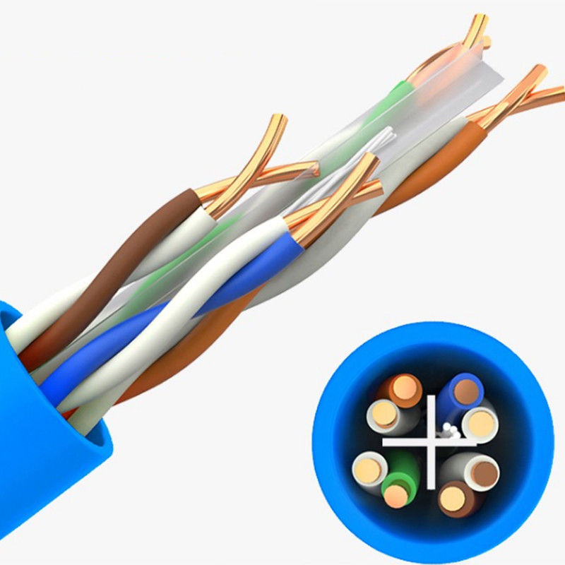 Yüksek Hızlı Cat6 UTP LAN Kablosu ve Ağ için Ethernet Kablosu 305M Uzunluğu 23 AWG