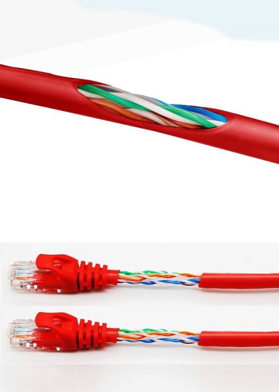 UTP Shield 24AWG Cat6 Patch Cord Ethernet Patch Kablosu Kesintisiz Bağlantı için