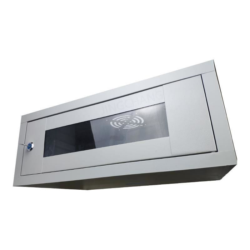 2U Sunucu Rack Kapısı, Cam Kapı ve Kilitli Duvar Montajlı Ağ Kabinesi