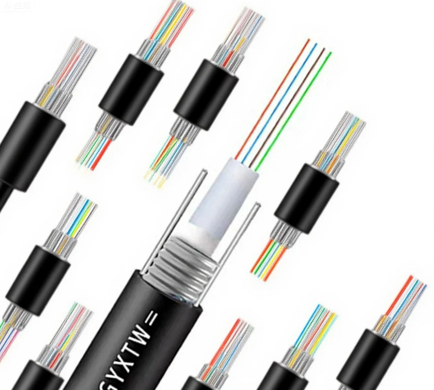 RJ45 konektörü ve STP / UTP tel tipi ile Network LAN Kablosu