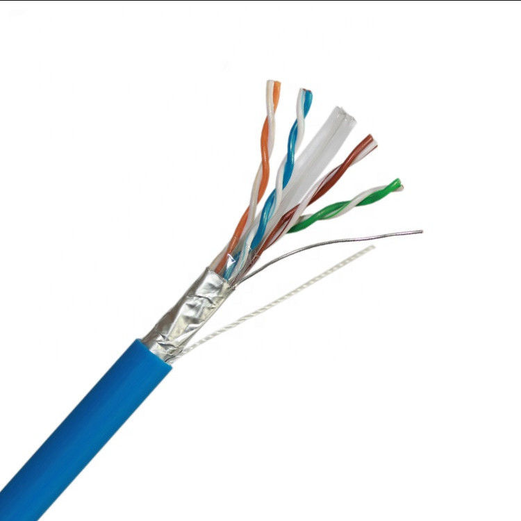 1000ft 2pr 4pr Al Bant Cat6 LAN Kablosu, Korumalı Cat 6 Ethernet Kablosu CU CCA Bakır