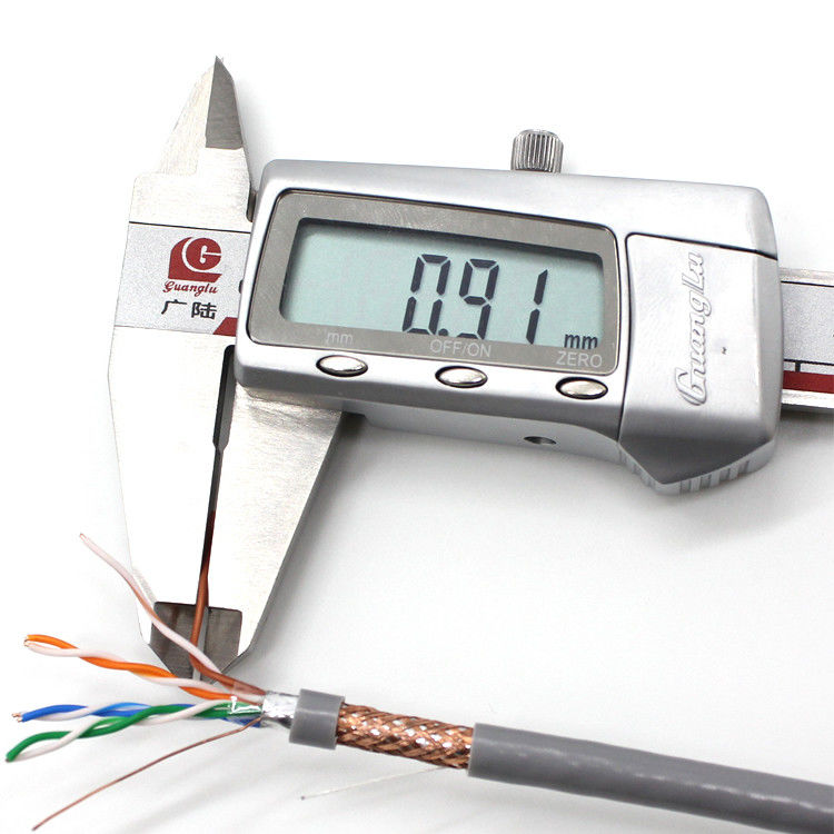 ROSH 0.5mm CU CCA STP FTP Cat5e LAN Kablosu, 4 Çift Cat5e Kablosu