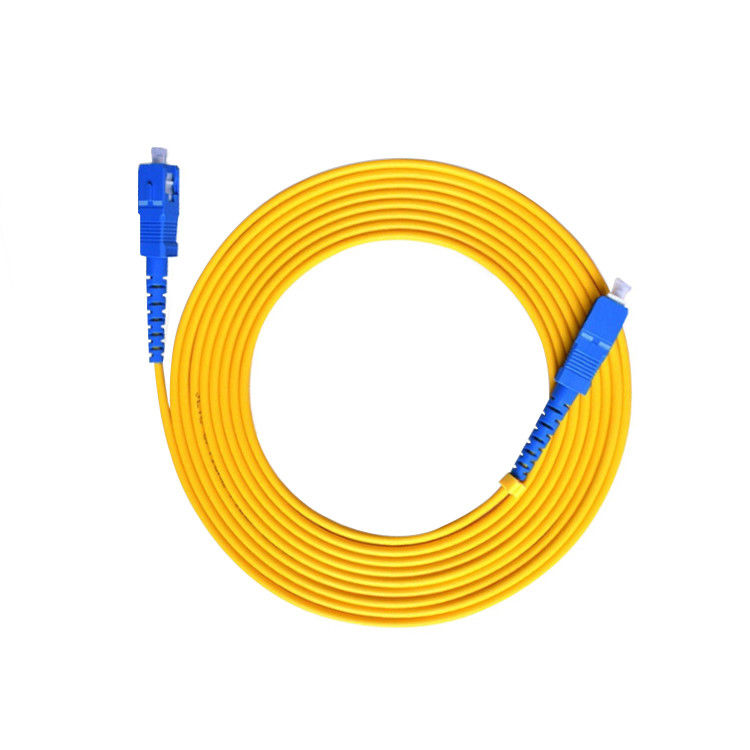 Veri İletişiminde Tek Yönlü Çift Yönlü SM MM FC-SC Fiber Optik Yama Kablosu