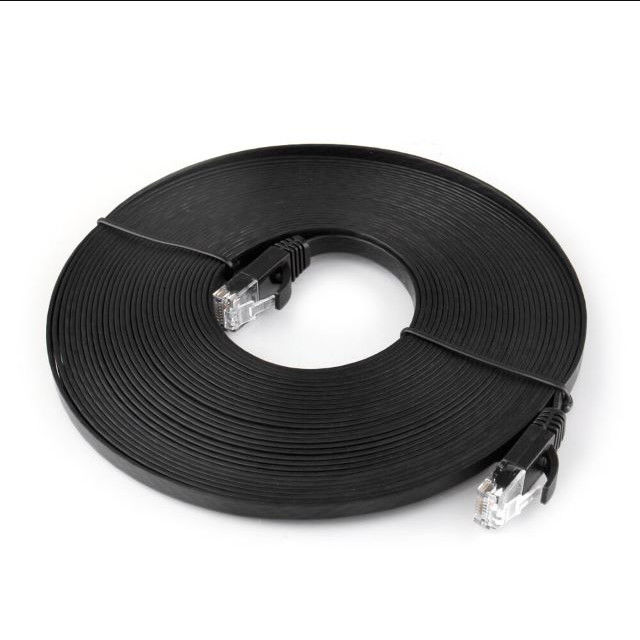 LSZH Modem Çıplak Bakır UTP 4 Çift RJ45 Cat6 Kablosu, 20cm Cat6 Yama Kablosu