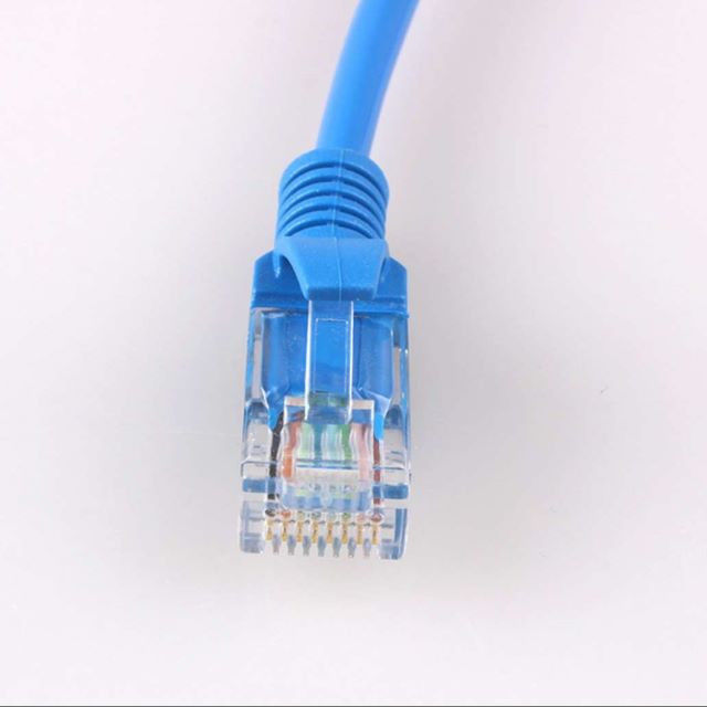 Çeşitli Uzunluklar RJ45 - RJ45 UTP 24AWG Cat6 Yama Kablosu 4 Çift 8P8C