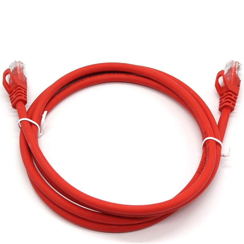 26AWG LSZH Ceket RJ45 Ethernet Kablosu, RJ45 Yama Kablosu Cat5 Cat6 Cat5E