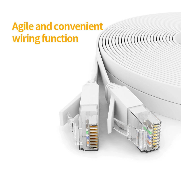 24AWG FTP UTP Cat6 Yama Kablosu, Ethernet için Amp Yama Kablosu Cat6