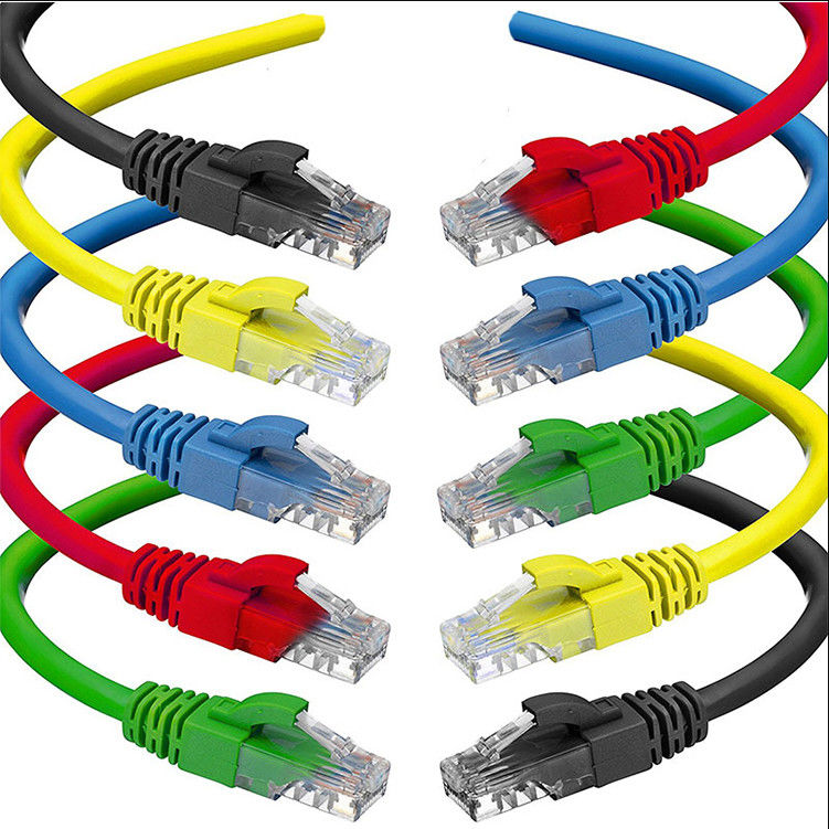 RJ45 Konektör PVC Kılıf UTP FTP Kapalı Cat5e Yama Kablosu, 10m Cat5e Ethernet Kablosu