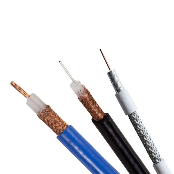 RG6 RG7 RG213 RG11 RF RG58 Koaksiyel TV Kablosu Siyah Renk