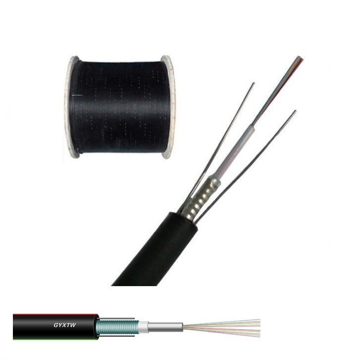 GYTY53 GYXTW53 Fiber Optik Kablo 4 Çekirdekli Doğrudan Gömülü Kanal Anti Fare Isırma