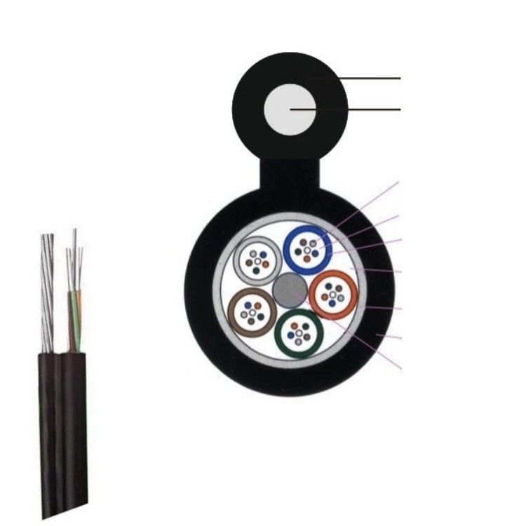 GYTY53 GYXTW53 Fiber Optik Kablo 4 Çekirdekli Doğrudan Gömülü Kanal Anti Fare Isırma