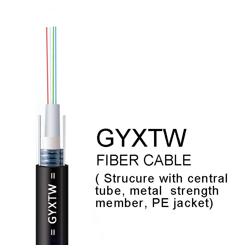 Merkezi Tüp Yapılı GYXTW 2 4 6 Çekirdekli Fiber Optik Kablo