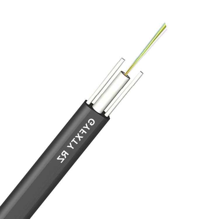 1000N Açık GYFXTY Düz Fiber Optik Kablo 8 Çekirdekli 12 Çekirdekli