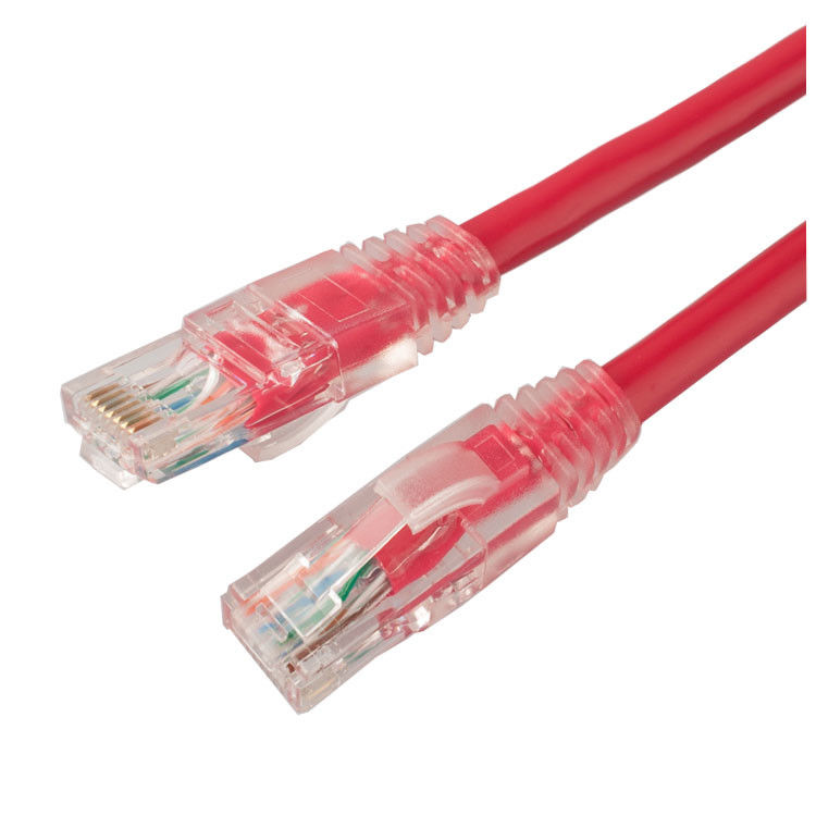 Telekomünikasyon için UTP Cat5 Network RJ45 Konnektör Patch Cord Kablosu
