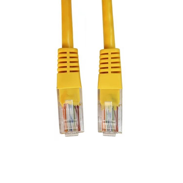 UTP Cat5 Kablosu Sarı Yama Kablosu Ethernet Kablosu Bilgisayar ve Yönlendirici için Cat5e