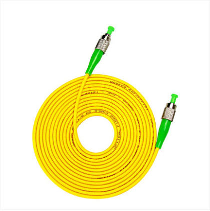 FC / APC'den FC'ye / APC FTTH Fiber Optik Yama Kablosu ROHS Tek Yönlü Tek Modlu 3M