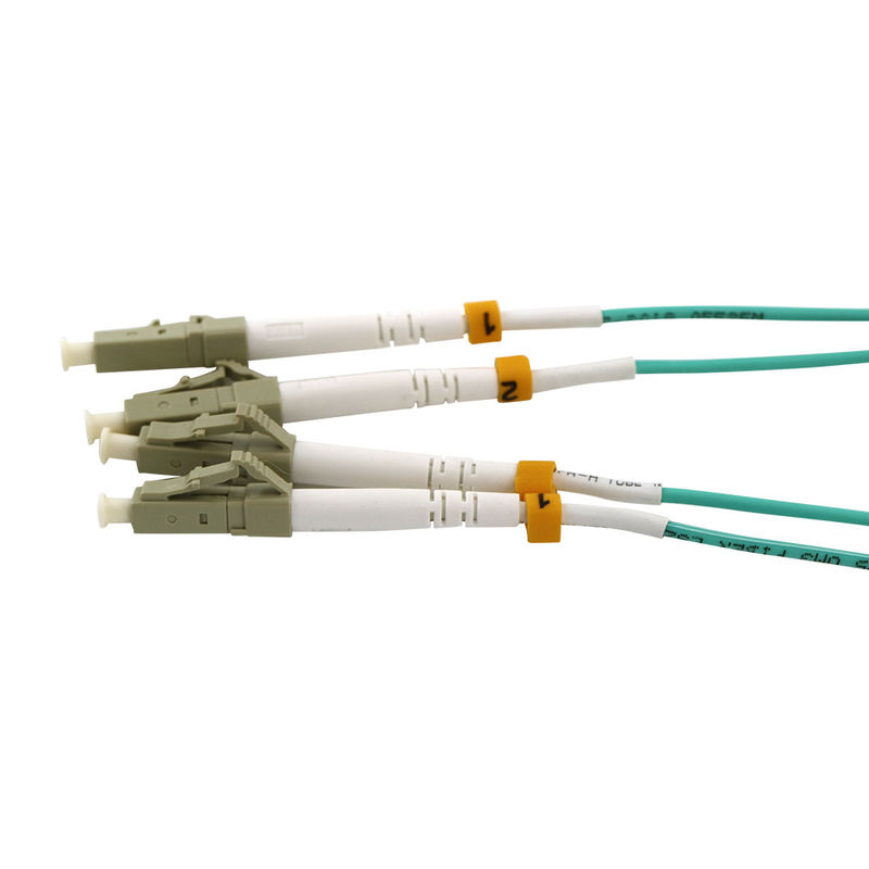 FTTH OM3 LC-LC-UPC 3mm 1m Dubleks Fiber Optik Patch Cord LSZH