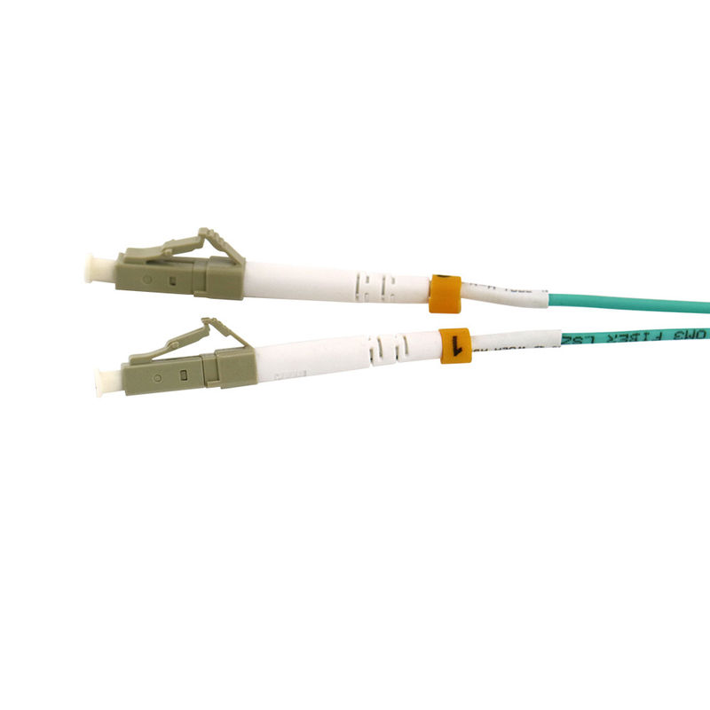 FTTH OM3 LC-LC-UPC 3mm 1m Dubleks Fiber Optik Patch Cord LSZH