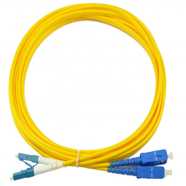 Ftth Fiber Optik Yama Kablosu İhracatı için Sc-Lc Dubleks Yama Kablosu