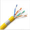 Al Folyo 0.58mm İletken HDPE PVC İzolasyon SFTP Cat6a Kablosu, Ethernet Cat6a Kablosu
