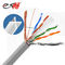 Cat6 Rj45 SFTP Korumalı Ethernet Kablosu, Telekomünikasyon İçin Açık Cat6 Yama Kablosu