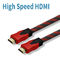 Ethernet ile Erkek Yüksek Hızlı HDMI Kablosuna 1080P Bakır 19pin Erkek