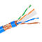 Telekomünikasyon için SFTP STP Kapalı Cat6a Ethernet Lan Kablosu