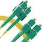 SC APC Dubleks Tek Modlu Fiber Optik Yama Kablosu 1M Uzunluk